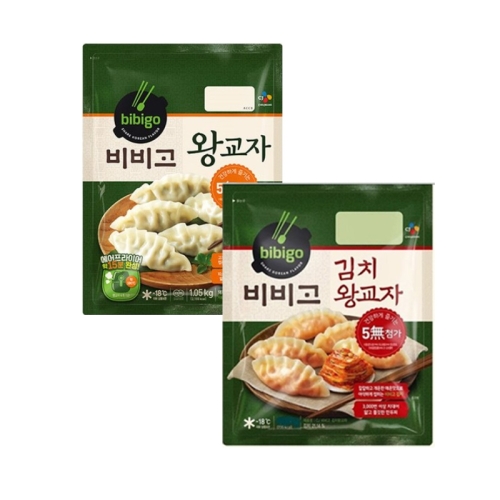 왕교자만두1050g + 김치왕교자1050g