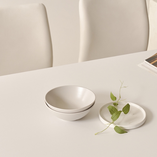 보니애가구 한샘몰 론다 세라믹 식탁 1200 (의자4개)_이미지