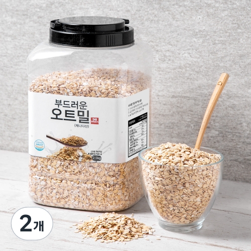 대구농산 부드러운 오트밀 2.5kg (2개)