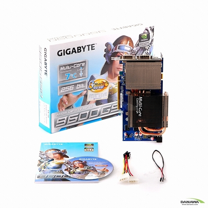 GIGABYTE 지포스 9600GSO Ultra Durable2 DDR3 512MB 멀티코어쿨링_이미지