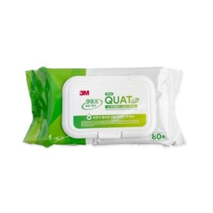 3M 쿼트플러스살균티슈 80매 3EA
