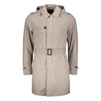 무레르 벨티드 후드 트렌치 코트 154155863