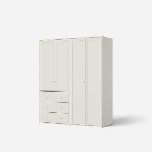 샘키즈 보나 서랍형+행거형 일반/프레임 키큰 옷장세트 1600