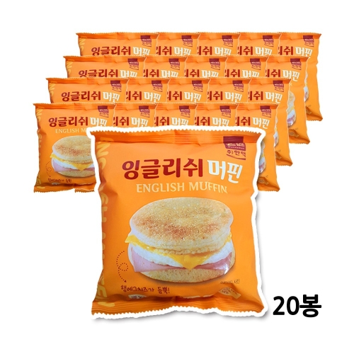 한맥식품 한맥 잉글리쉬 머핀 140g (20개)_이미지