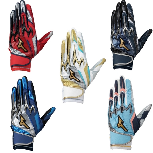 미즈노 프로 배팅장갑 양피 야구장갑 1EJEA52 M 24cm 스카이 1개