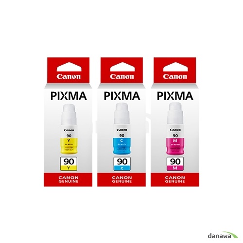 Canon ��ǰ GI-90M, GI-90Y, GI-90C 3�� ��Ʈ