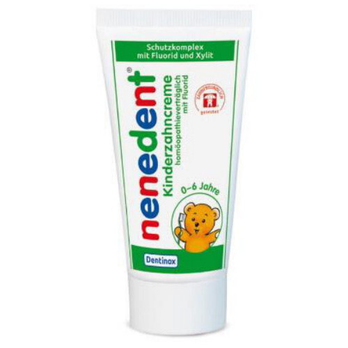 덴티녹스 네네덴트 어린이 저불소 치약 사과맛 50ml (2개)