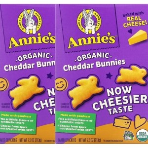 [불명] Annies Homegrown 애니스홈그로운 체다 버니 베이크드 크래커 213g 2팩