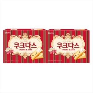 크라운제과 쿠크다스화이트 289gx2개 6668
