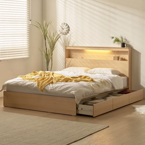 파로마 네오 가온 1단 LED 수납침대 Q