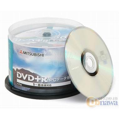 미쓰비시 DVD+R 4.7GB 8x 케익 50장