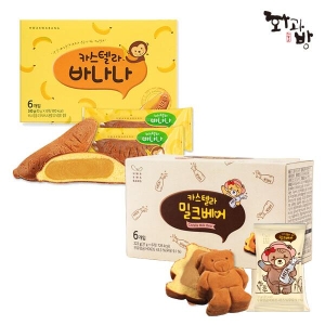 카스텔라바나나 6입 +카스텔라밀크베어 6입