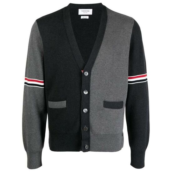 톰브라운 RWB 암밴딩 밀라노스티치 펀믹스 가디건 MKC310F Y3007 982