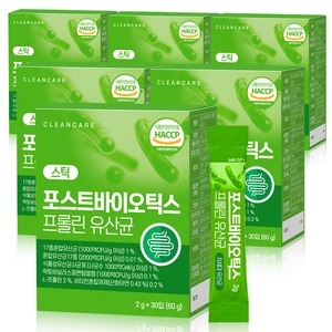 클린케어 포스트바이오틱스 프롤린 유산균 스틱 2g