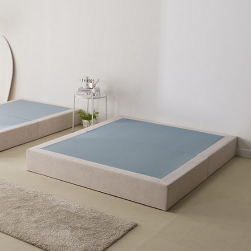 동서가구 데미앙 패브릭 저상형 무헤드 침대 Q (매트별도)_이미지