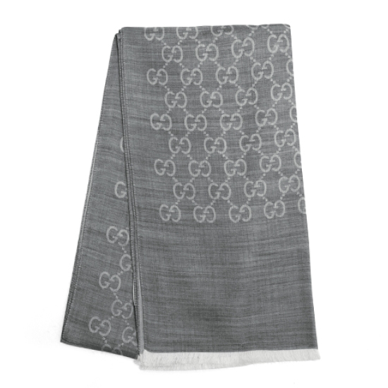 구찌 자카드 GG 울 실크 투톤 스카프 165904 3G646 1400