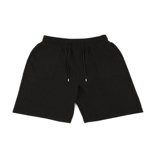 이올로 테릭 코튼 니트 쇼츠_블랙-197520_이미지