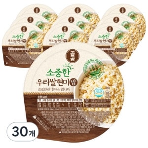 쿠팡 곰곰 소중한 우리쌀 현미<b>밥</b> <b>210g</b>