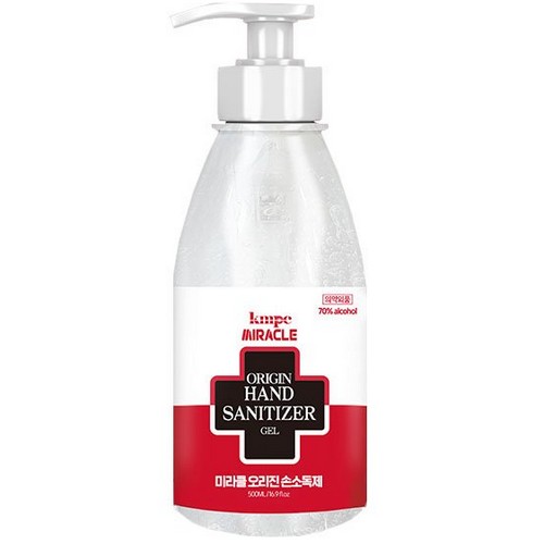 한국미라클피플사 미라클 오리진 손소독제 500ml (20개)