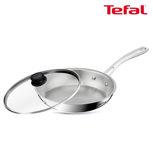 테팔 SS 퍼펙트 레지스트 IH 프라이팬 (24cm+유리뚜껑)_이미지