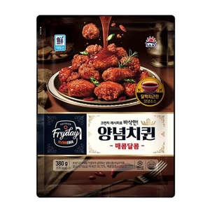 사조대림 대림선 프라이데이 양념치퀸 매콤달콤 380g (1개)_이미지
