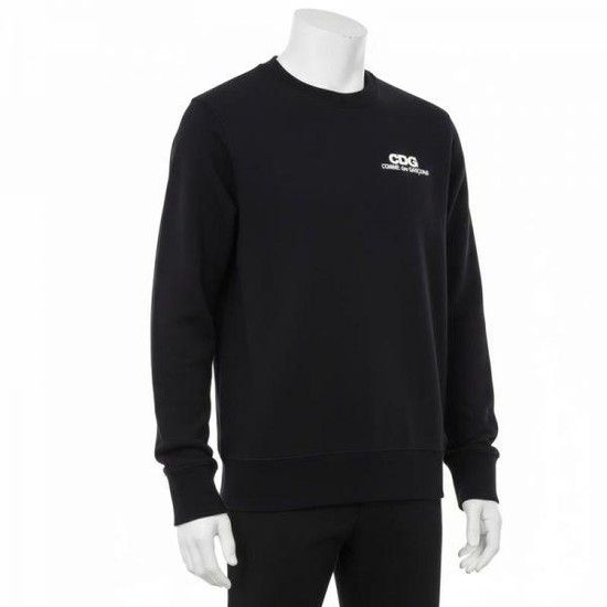  꼼데가르송 CDG 로고 맨투맨 네이비 남성 스웨트셔츠 SZ-T002-051-2