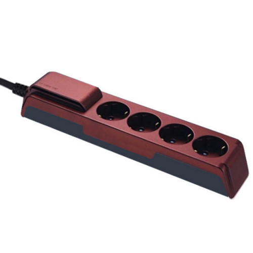 LS전선 4구 감온변색 누전차단 고용량 멀티탭 원형 (1.5m)_이미지