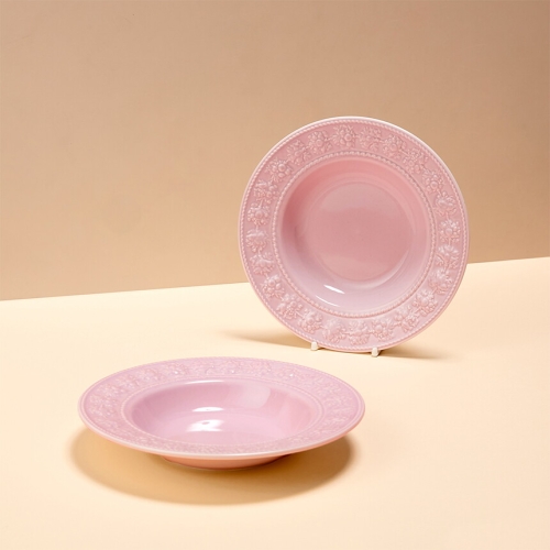 웨지우드 페스티비티 스프접시 23cm 핑크 (2P)_이미지