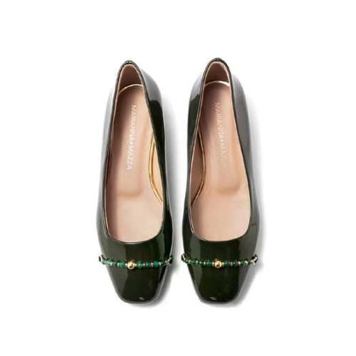 콘티 Marianna Mazza Fiorentina ballerina vernice verde C2AP35010