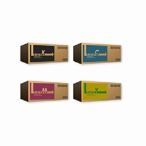 Kyocera 정품 TK-8319KK, TK-8319KC, TK-8319KM, TK-8319KY 4색 세트_이미지