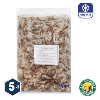 부전수산 냉동 신선한 자연산 민물새우 2kg 400g 5팩 생새우 새우깡 민물새우깡 새우탕 민물새우탕 육수재료 해장국재료 5개 .._이미지