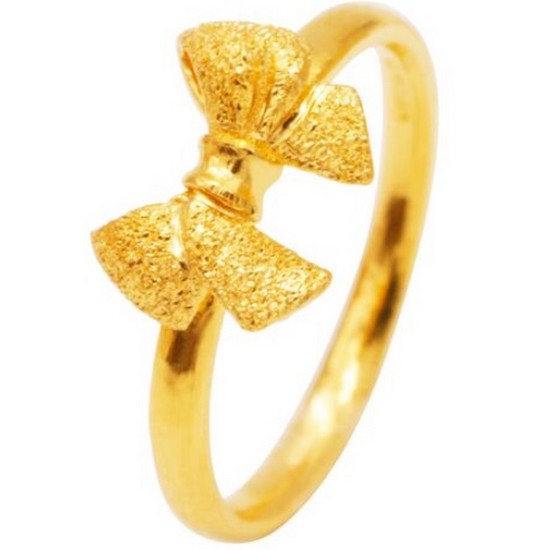 볼륨 리본 반지 3.75g