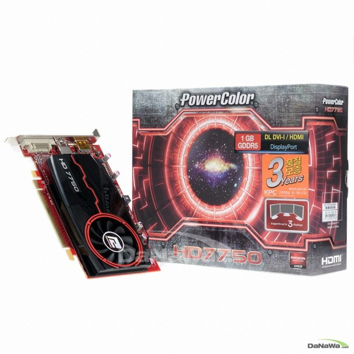 PowerColor 라데온 HD 7750 D5 1GB KPC_이미지