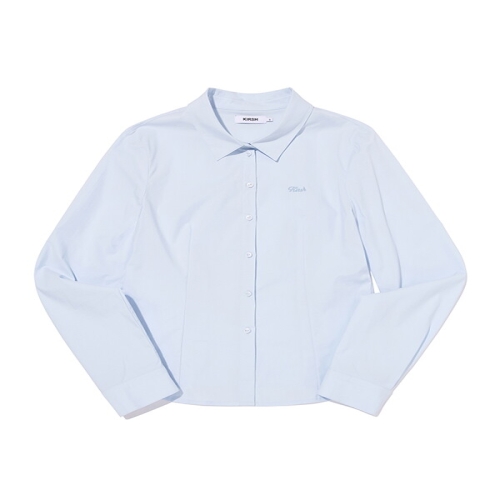 키르시 플레인 슬림핏 셔츠 라이트 스카이 J6122KSH02SKL_이미지