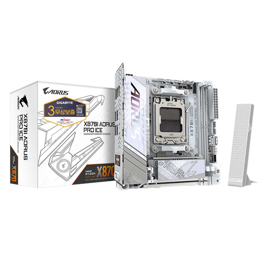 GIGABYTE X870I AORUS PRO ICE 피씨디렉트_이미지