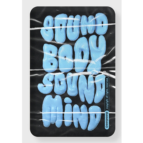 바이인터내셔널 어프어프 SOUND BODY SOUND MIND-BLACK 무선충전 보조배터리 5000mAh