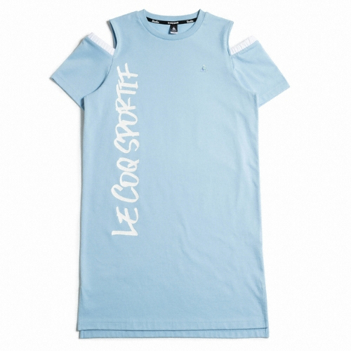 르꼬끄 스튜디오 어깨 컷오프 루즈핏 면 원피스 Q0222OOP41