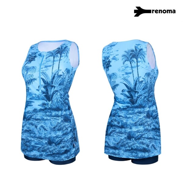 레노마 수영복 수영복 여성 야자수 셔링커버업 2.5부 아쿠아수영복 LF2F053_NV_IMA_이미지