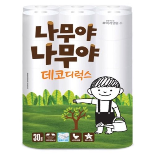 나무야나무야 데코디럭스 27m (30롤)
