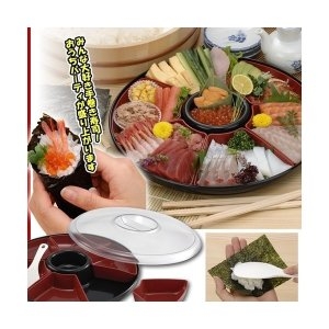 [불명] 일본 쌈밥 구절판 초밥 보관 그릇_이미지