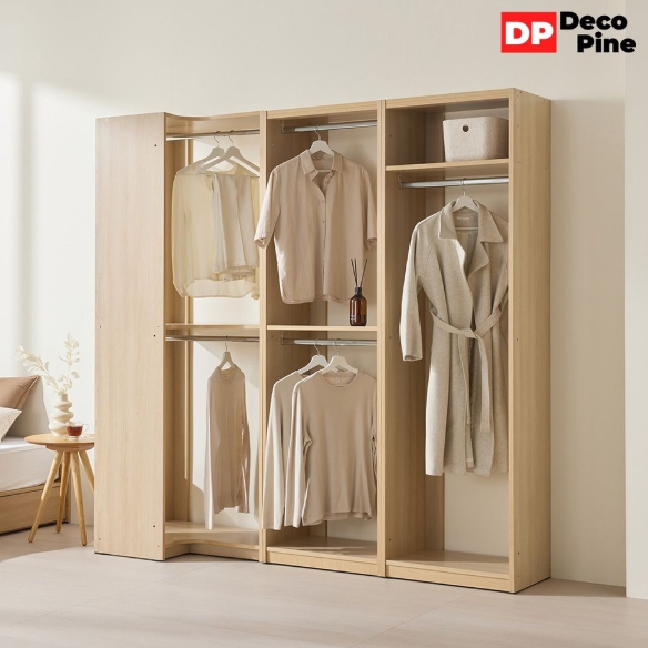 데코파인 우디 드레스룸 시스템 행거 Q세트 2000_이미지