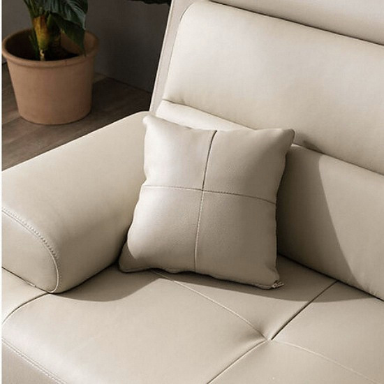 잉글랜더 덴하그 라텍스 천연내피 가죽소파 3인용 (스툴포함)_이미지