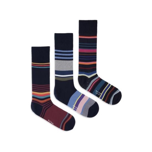 폴스미스 스트라이프 패턴 양말 3팩 세트 M1ASOCKT3STRP47 T