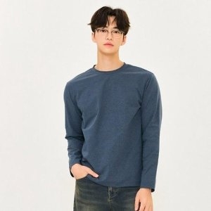 체이스컬트 체이스플러스 남성 소프트 긴팔 무지 라운드 긴팔 티셔츠EEZK5102 경산 NC