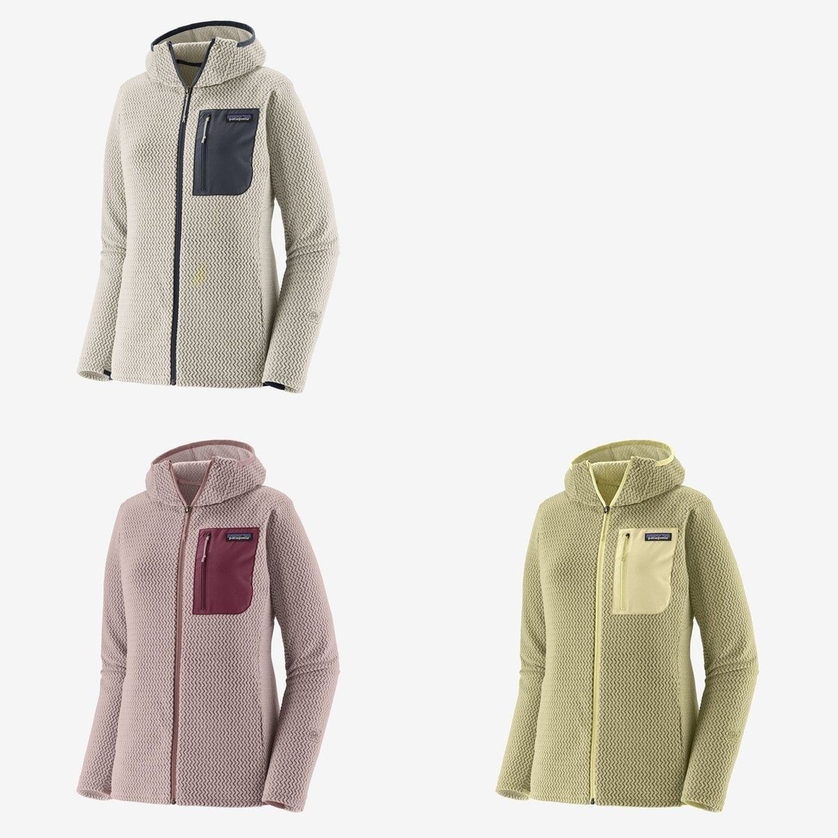 파타고니아 ltgt 40261R7GN 우먼즈 R1 에어 풀-집 후디 Womens R1 Air Full-ZipHoody 40261R7GN