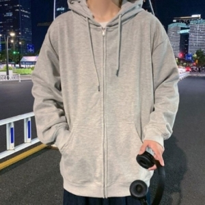 오너클랜 후드집업 캐주얼자켓 무지 가을아우터 IS-JK04 W75E67F_이미지