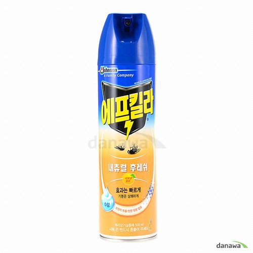 한국존슨 에프킬라 내츄럴 후레쉬 500ml (4개)