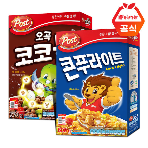 동서식품 포스트 콘푸라이트 600g + 오곡 코코볼 570g