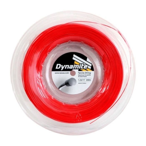 낫소 JHQRLOHE_4B 테니스 스트링 200m 레드