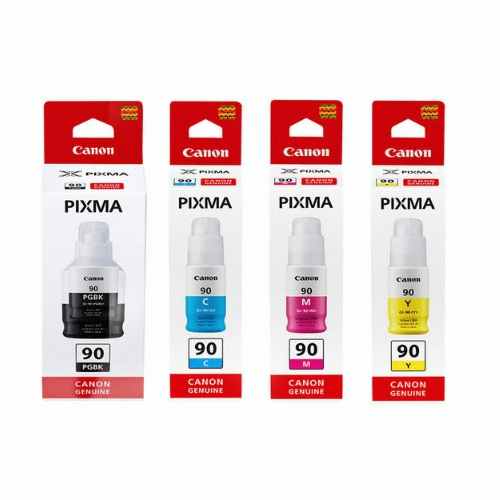 Canon 정품 GI-90PGBK, GI-90M, GI-90Y, GI-90C 4색 세트_이미지